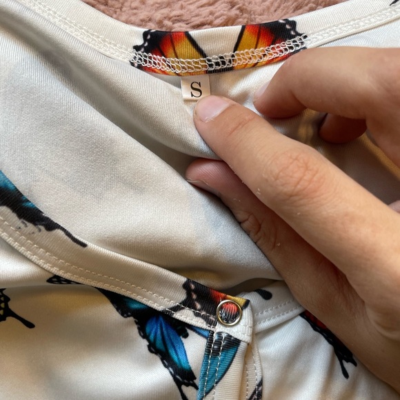 Y2K Rainbow Butterfly Romper - Picture 6 of 9